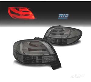 FANALI PEUGEOT 206 98-09 LIGHT BAR FONDO CROMATO A