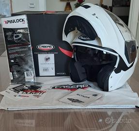 CASCO MODULARE CABERG DUKE II tg. M bianco perla