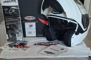 CASCO MODULARE CABERG DUKE II tg. M bianco perla