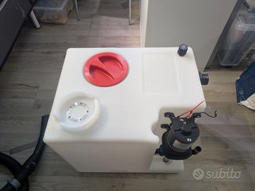 Serbatoio acqua con pompa/ tanica con autoclave
