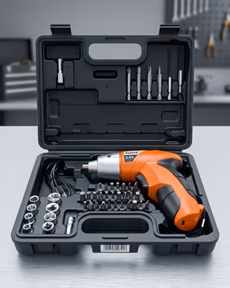 🧰 SET AVVITATORE A BATTERIA 45 PEZZI