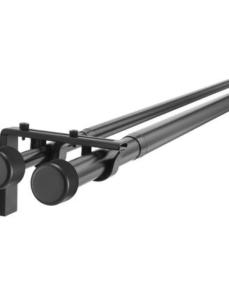 Bastoni tenda doppi neri IKEA