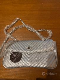 Set borsa tracolla+porta carte Princess Argento