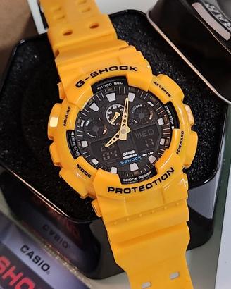 Orologio Casio G-Shock Ga-100, colore ocra 