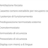 stufa a pellet idro 29 kw