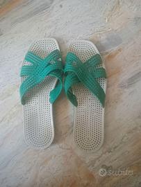 ciabatte vintage anni 60-70, donna, n. 37