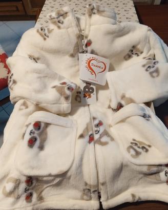 vestaglietta bimbo/bimba invernale 