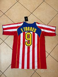 T-shirt vintage Atletico Madrid Torres 9 L
