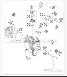 corpo farfallato ktm 690 smc