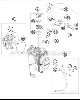 corpo farfallato ktm 690 smc