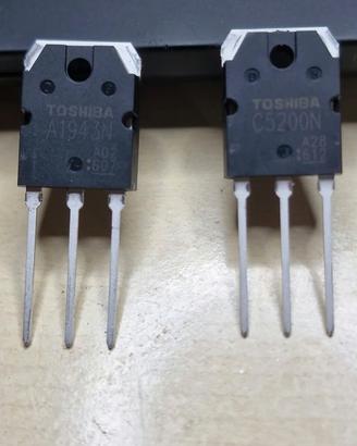 Finali per amplificatore 2sc5200N e 2SA1943N TOSHI