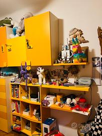 Cameretta doppio letto con scrivania