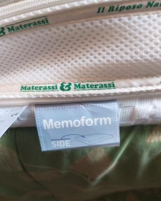 letto in ferro, rete e materasso 