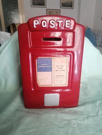 Cassetta postale/salvadanaio Poste italiane 