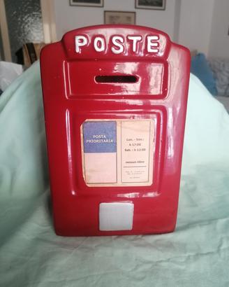 Cassetta postale/salvadanaio Poste italiane 
