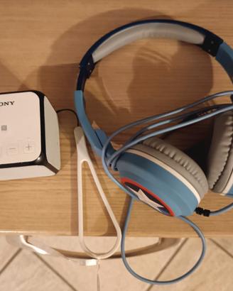 Cassa bluetooth Sony SRS X-11 + cuffie marvel