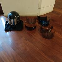 Casco moto Uvex in carbonio 