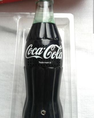 bottiglietta coca cola radio vintage 