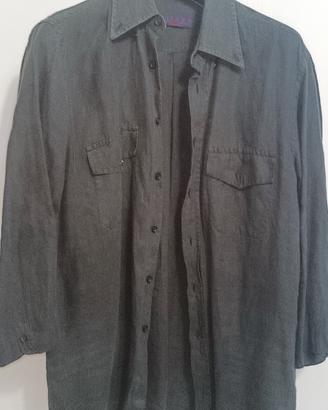 👔 Camicia donna MILENA Le Camicie – Verde grigio
