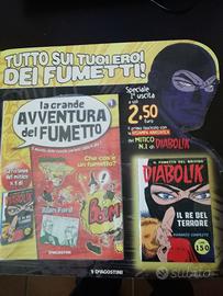 Diabolik n. 1 De Agostini blisterato e confezione