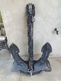 VECCHIA ANCORA ⚓ NAVALE HALL 600 KG. H. 165