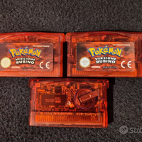 Pokemon rubino Nintendo gameboy advance gba