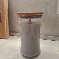 Candele in vaso di vetro