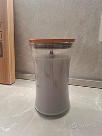 Candele in vaso di vetro