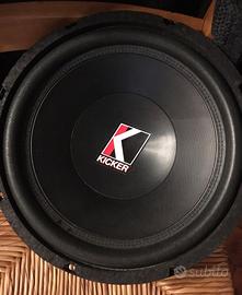 Subwoofer kicker in cassa