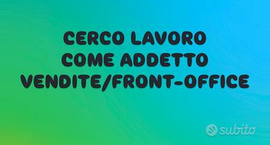 Addetto front-office-addetto vendite