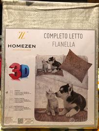 Lenzuola in flanella misura singola