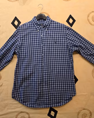 Camicia Polo Ralph Lauren Quadretti Blu e Bianchi
