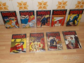 9 Diabolik con gadget originali