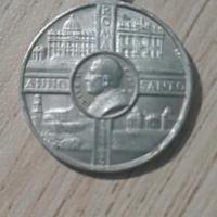 rara medaglia Giubileo 1950 Pio XII errore conio 