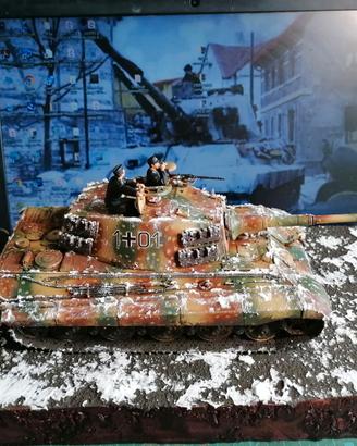 Diorama 1:35 carro armato tedesco KING TIGER
