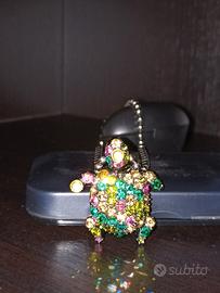 ciondolo oppure spilla a forma di tartaruga 