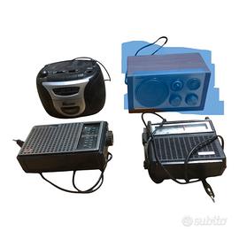 3 radio vintage Sharp General Electric funzionanti