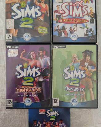 Lotto videogiochi vintage The Sims per PC