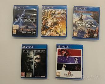 Giochi PS5 PS4 in blocco o separati 