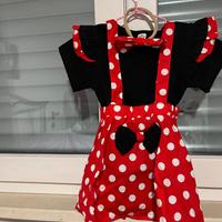 Costume carnevale Minnie  3/4 anni con  accessori.