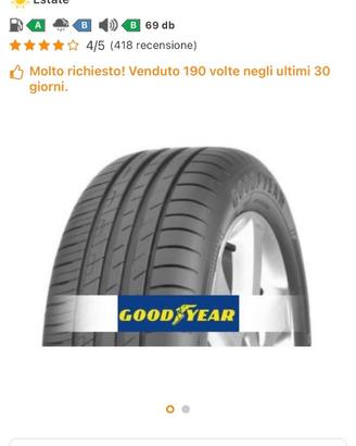 Gomme 175/65/17 nuove con 1 anno di garanzia