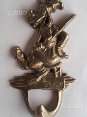 Disney Pippo Goofy Gancio Portachiavi Vintage