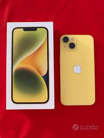 Iphone 14 128 gb giallo - scatola e accessori