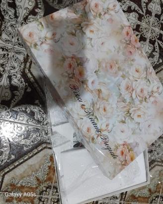 Corredo Matrimoniale Anni '80 Misto Seta Pizzo ch
