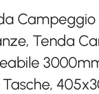 Tenda da campeggio
