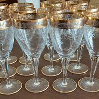 Bicchieri in oro zecchino