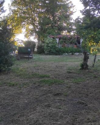 Terreno con due piccoli fabbricati