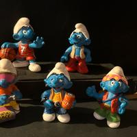 5 Puffi serie New generation Schleich (13 euro)