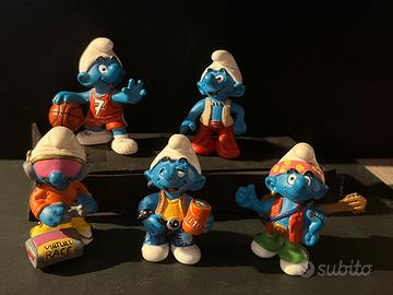 5 Puffi serie New generation Schleich (13 euro)