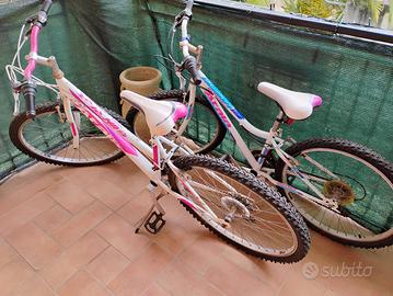 2 biciclette  ragazza atala